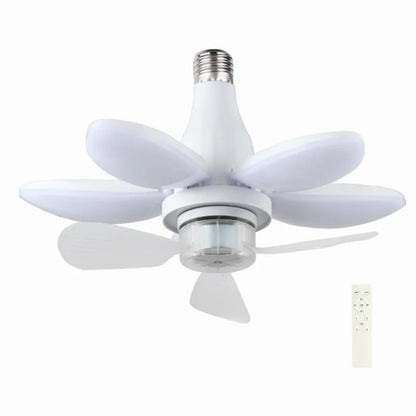 E27 LED Bulb Ceiling Fan 50W Remote Light & Fan Combo