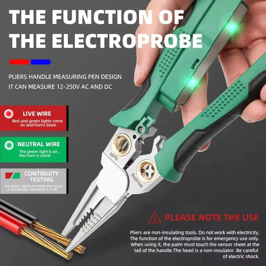 8-in-1 Multifunction Wire Stripping Pliers for Electricians